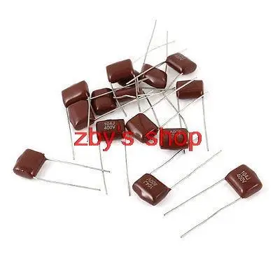 15PCS Radical Leads Metallized Polypropylene Film Capacitors 0.1uF 630V