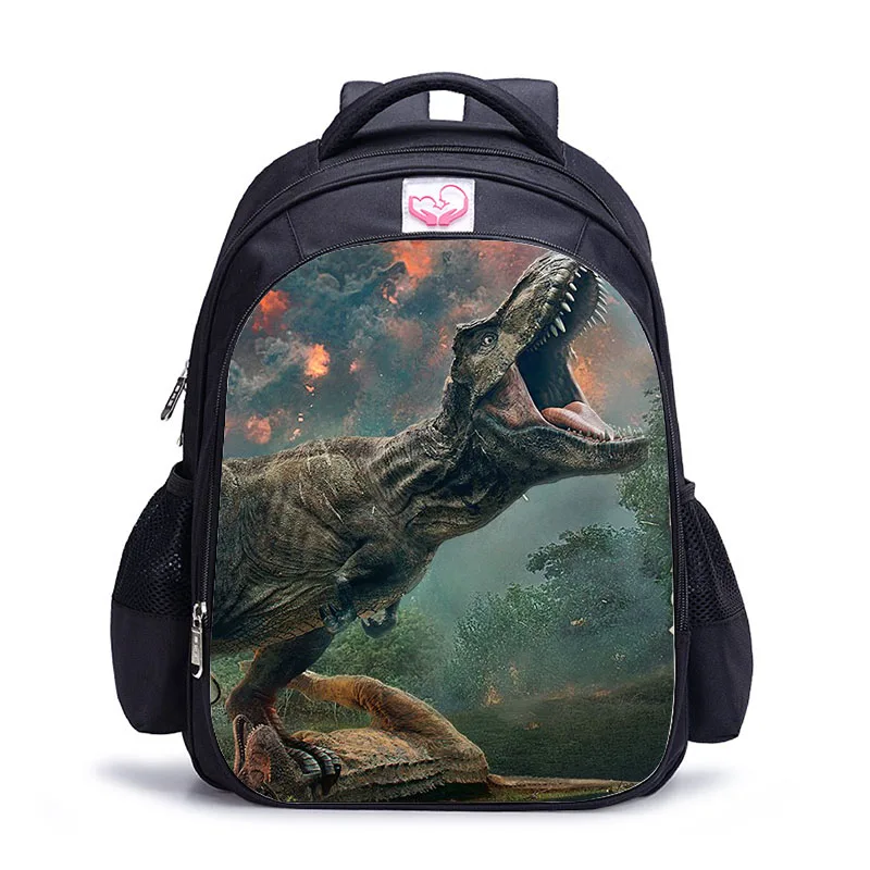 Popular Dinosaur World Backpack Animal Printing Backpack For Kids Jurassic Kingdom Bags For Girls Boys Children School