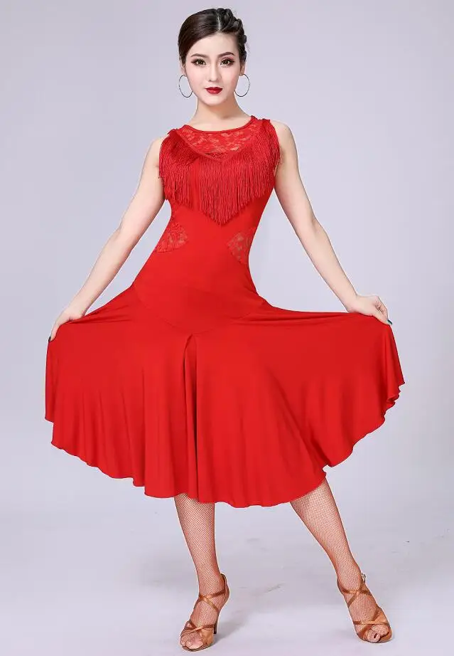 High quality Latin Dance Dress Women/Girls/Lady New Sexy Fringe Salsa/Ballroom/Tango/Cha Cha/Rumba/Samba/Latin Dresses For Danci