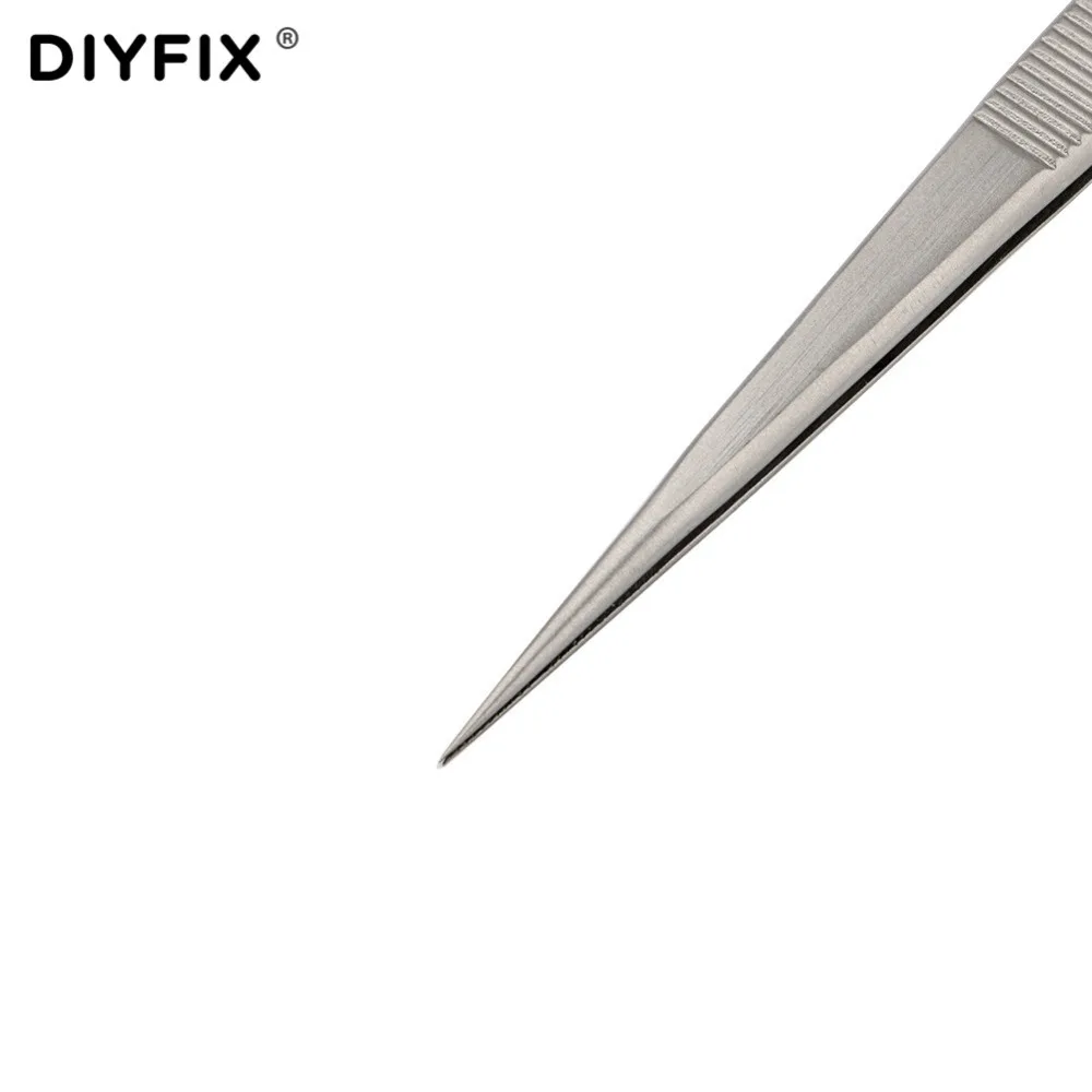 DIYFIX 6,38 "Präzision Einstellbare Slide Lock Anti Statische Pinzette Für Schmuck Elektronische Komponente Holding Reparatur Werkzeuge