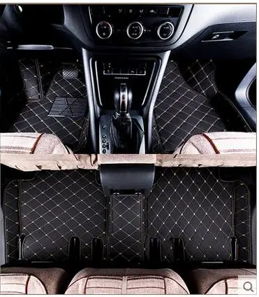 Good! Custom special floor mats for Toyota Highlander 5 seats 2013-2007 waterproof carpets for Highlander 2017,Free shipping