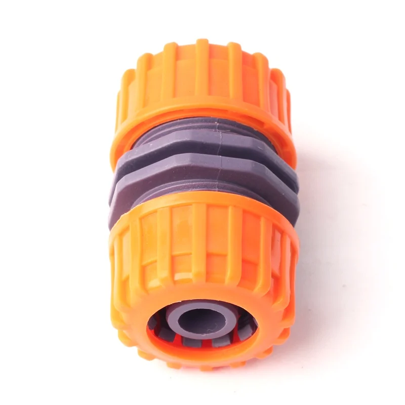 ABS G 1/2\'\' Hose Connector Garden Irrigation Water Pipe Fittings Orange New Material Repair Union Adapter Watering Hose Tools