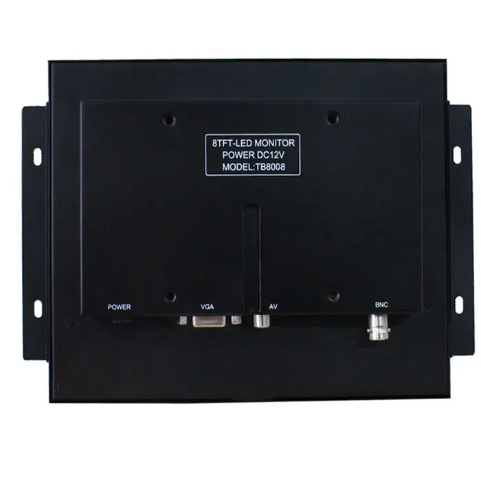 ZGYNK / 8 inch Open Frame Industrial monitor/ metal monitor with VGA /AV/BNC monitor