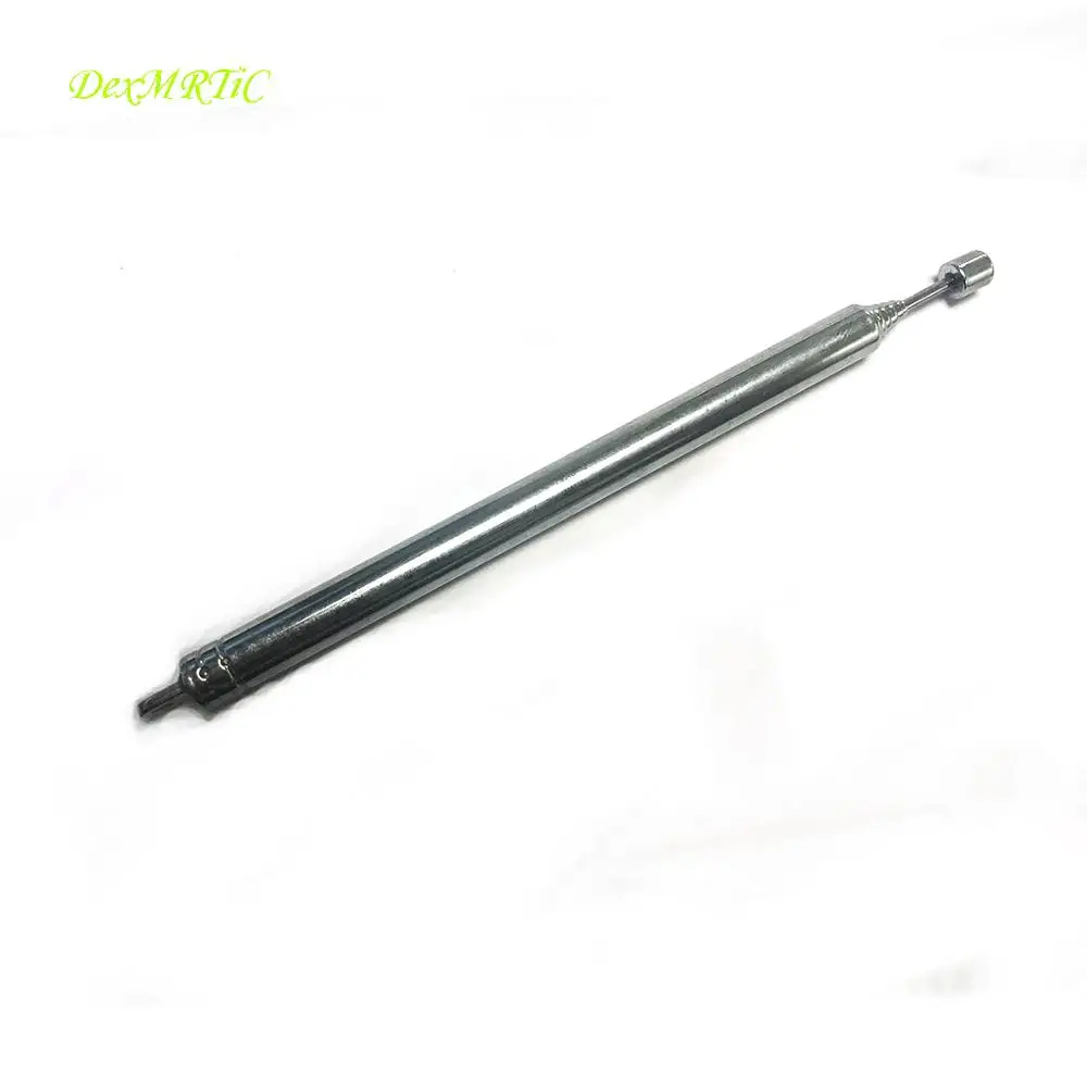 1PC HIFI Antenna Telescopic Aerial 8 Sections High Efficiency Antenna 700mm Fat/Universal Head/F/BNC/TV/SMA Connector