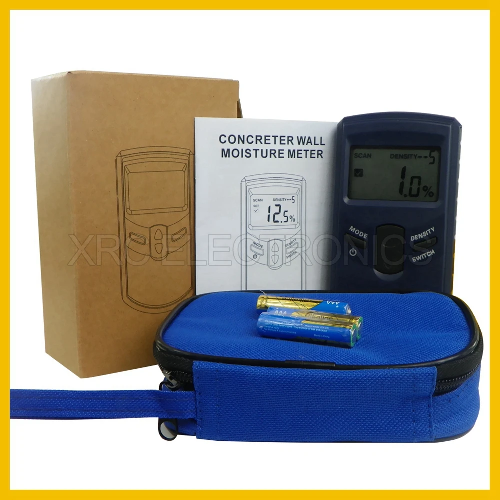 RZ Digital concrete moisture meter with HF electromagnetic waves moisture sensor MD917