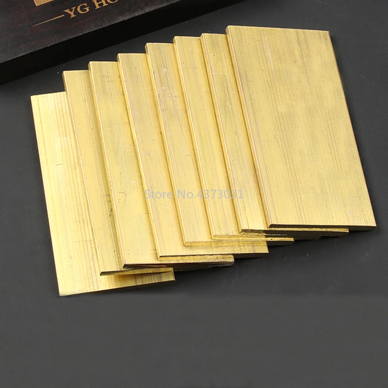 Brass Copper Plate Sheet DIY Handmade material DIY Laser Cutting CNC Frame Model Mould material