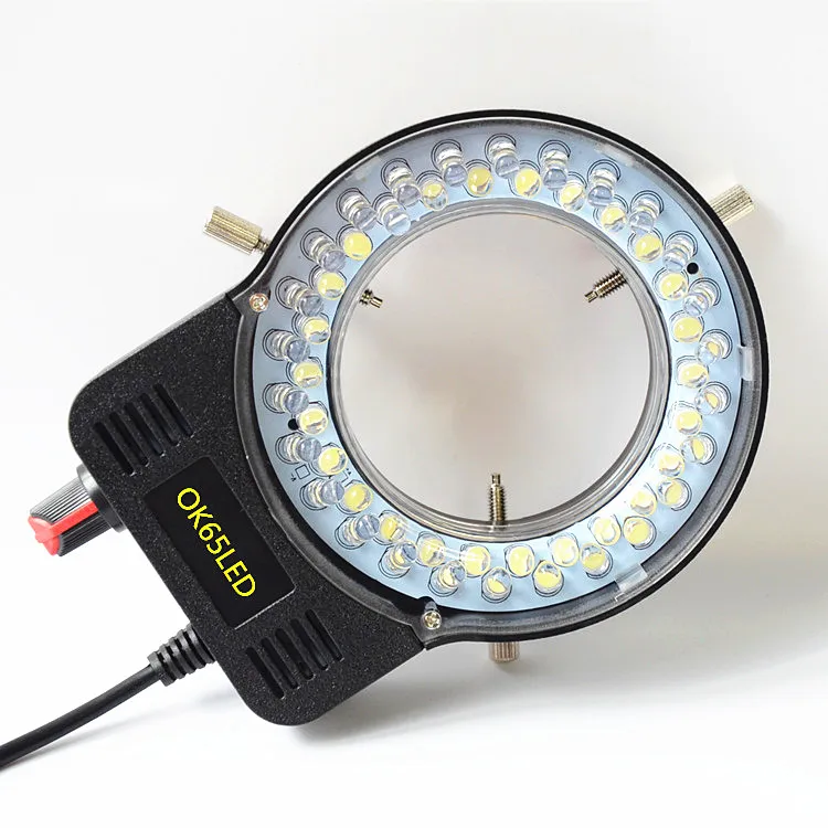 Trắng Có Thể Điều Chỉnh 52 Vòng LED Sáng Cho Âm Thanh Stereo Kính Hiển Vi & Camera
