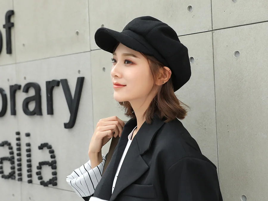 Women's baker boy cap image 2