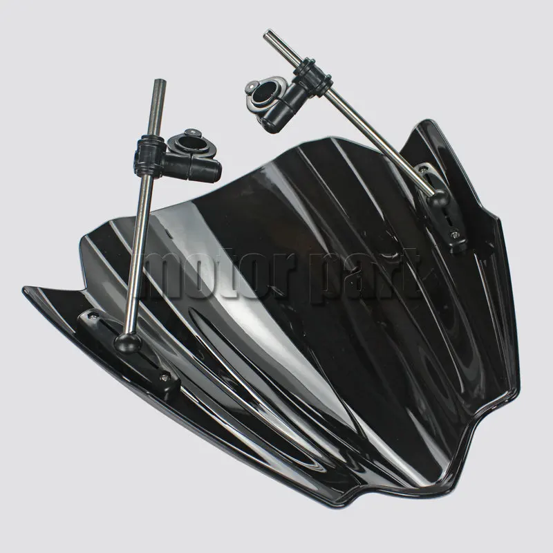 Parabrisas para motocicleta, deflectores de plástico ABS para Honda CB1000R, CB500F, CB300F, CB500X, color negro, 09, 10, 12, 13, 14, años 2008 a 2015