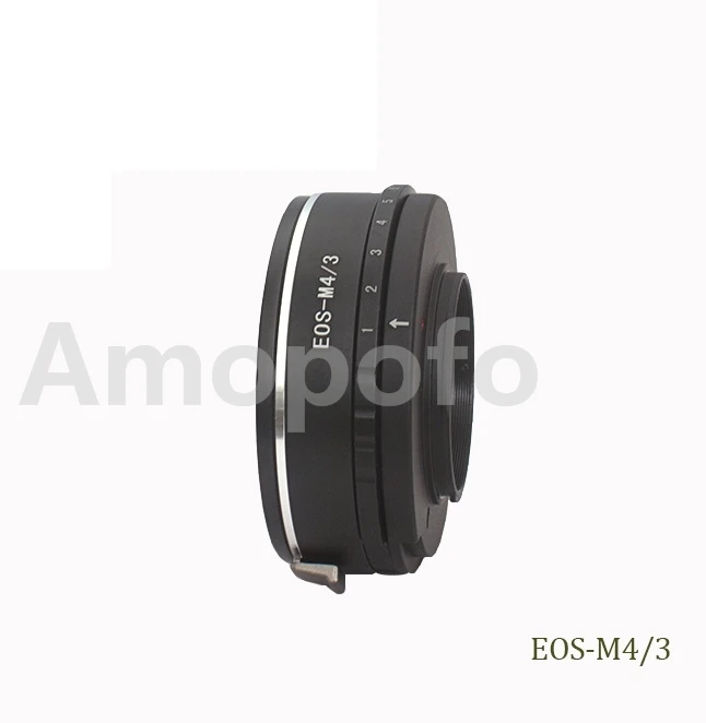 キヤノンeosefカメラ用の調整可能な絞りマウントアダプターリングスーツ,micro 4/3 m4/3 m43カメラ用,三脚スタンド付き