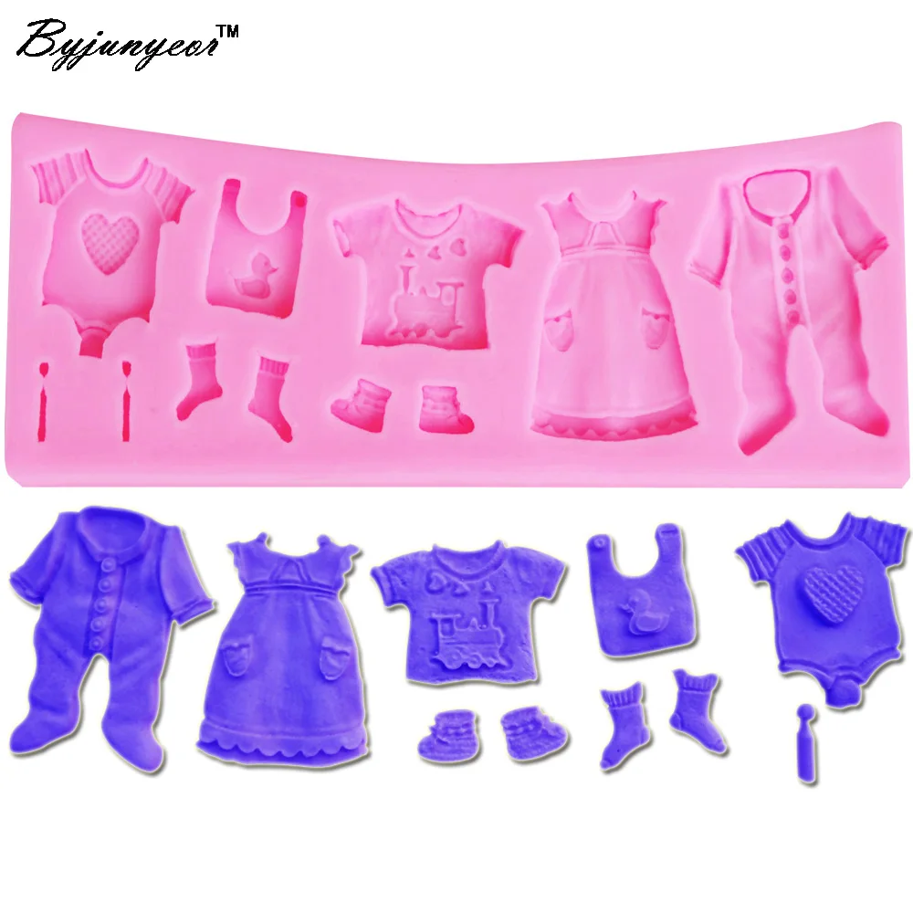 

Baby Shower Cloth Molds For Silicone Chocolates Fondant Tools For Cake Decorating Utensils For Pastry And Decoration Easter Moul