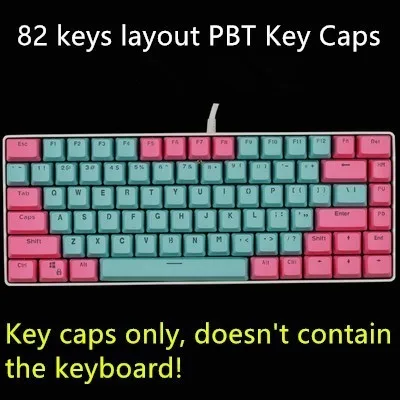 

82 Keys Layout PBT Backlit Keycaps For A-Jazz AK33 KBT RACE2 Kananic Mechanical Keyboard