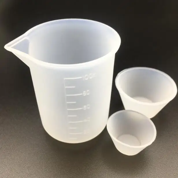 250/350/750/100ml Silicone Measuring Cup Split Cup Resin Silicone Mould Handmade DIY Jewelry Tool Kit UV Epoxy Resin Mixed Bar