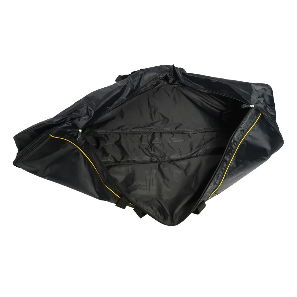 Moderna bolsa para teclado eletrônico preta com 88 teclas