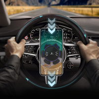 Magnetic Car Phone Holder Steering Wheel Mobile Smartphone Stand Magnet Support Cell In Car GPS For iPhone 13 XS Max Xiaomi mi9