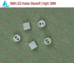 200 개/몫 5MM LED 램프 홀더 높이: 5MM 발광 다이오드 스페이서 지원 스탠드 오프