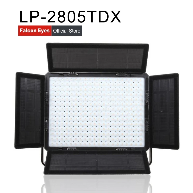 

Falconeyes LED Professional Studio Panel Lamp 140W Bi-color Light For Video dc Fotografia Lighting With DMX-512 LP-2805TDX