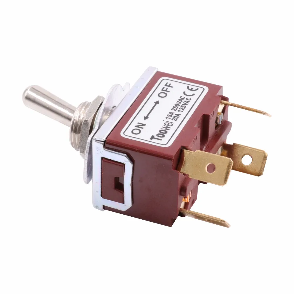 Kippschalter SPST DPDT DPST SPDT AUF-AUF AUF-WEG-AUF AUF-OFF AC Power Rocker schalter AC 250V 15A 125V 20A – Detail 12