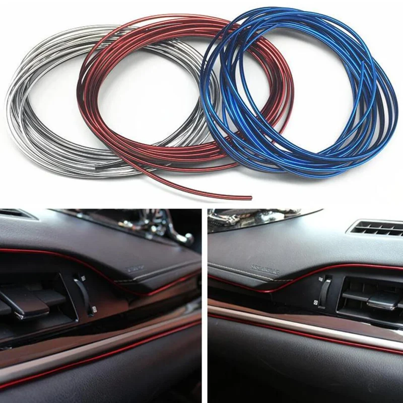 5m Car Grille Interior Exterior Mouldings Trim Decorative Strip Line For Honda CRV CR-V Accord Odeysey FIT Jazz City Civic JADE