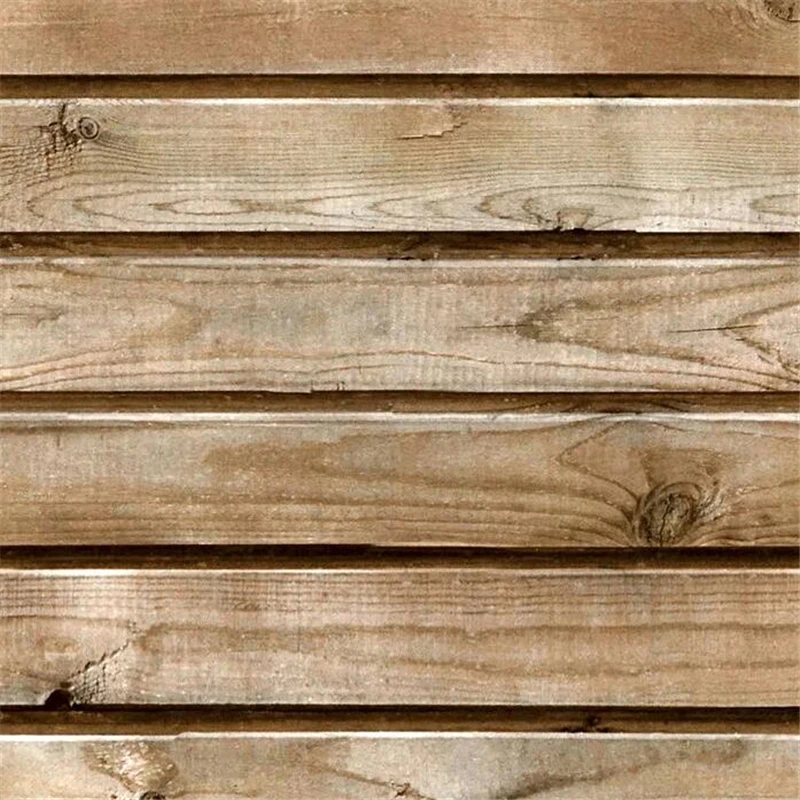 beibehang Chinese imitation wood grain wallpaper wood texture living room bedroom restaurant wallpapers vintage wood wall paper