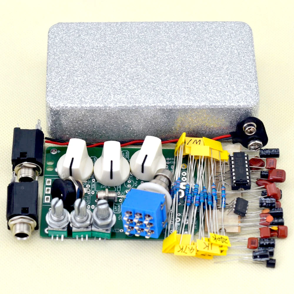 Make Your Own Delay-1 Effect Pedal All Kits With 1590B Style Guitar Effects Pedal Aluminum Stomp Box