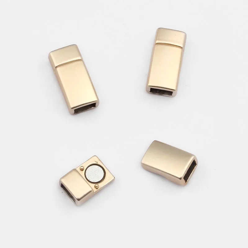 3pcs Jewelry Accessories Multi-Color Flat Magnetic Clasps For 5mm 6mm Flat Leather Cord DIY Bracelet Necklace Jewelry Making