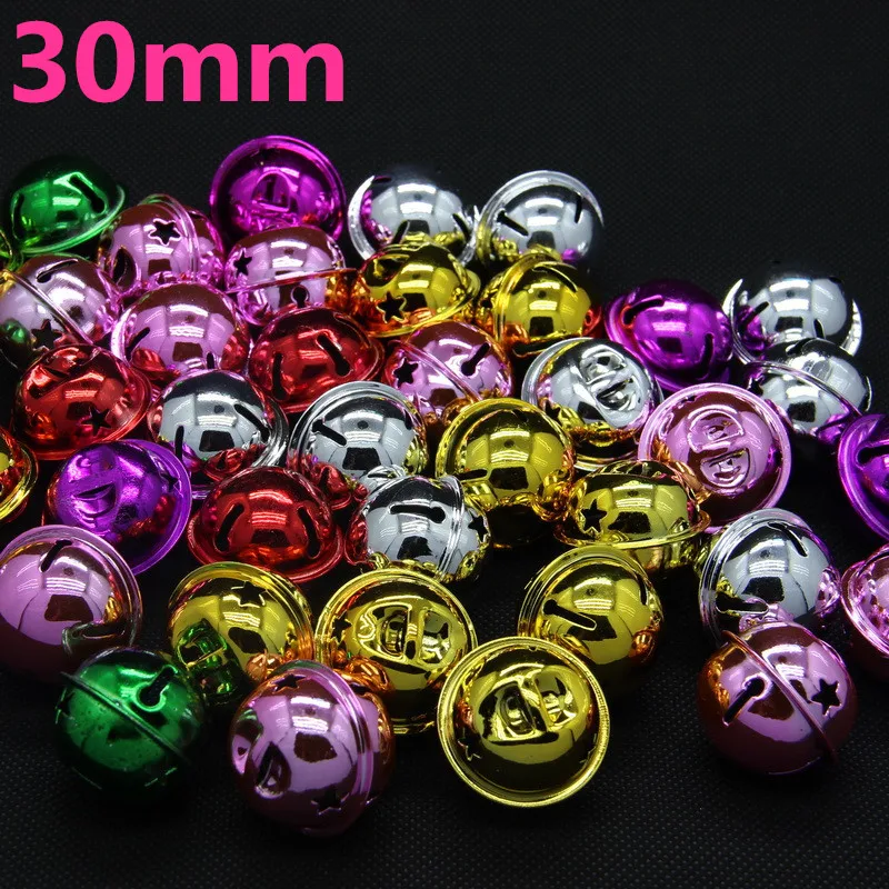 الجمال 40 مللي متر 30 مللي متر 10 قطعة مختلط اللون النحاس جلجل أجراس سحر لعيد الميلاد لوازم الديكور هدايا مجوهرات اكسسوارات #3