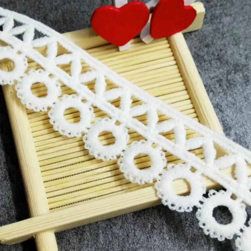 GXINUG 1 ياردة سياج زهرة شريطة من الدانتيل الزخارف الملابس الداخلية تقليم المطرزة فستان الزفاف الديكور الكرتون سجل القصاصات الخياطة الحرفية