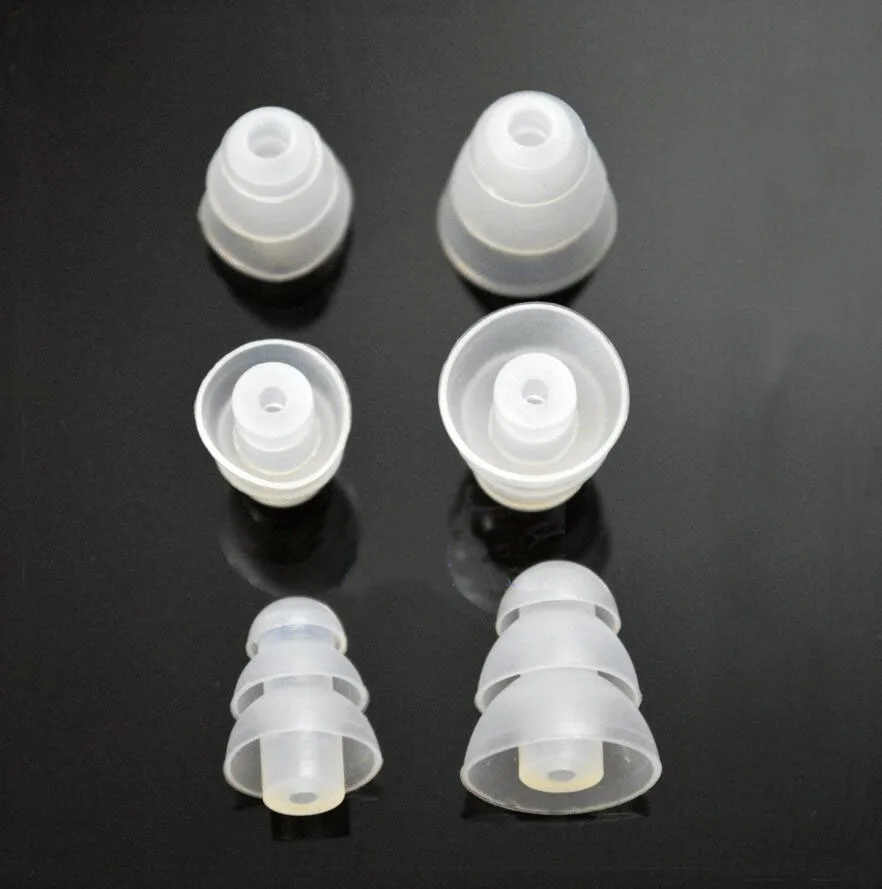 Eartips Für Shure E3C E3G E4C E5C In-Ohr Kopfhörer Headset Ohr Pads Knospen Ohrhörer Silikon Kopfhörer Fall kissen 2 stücke/1 paar