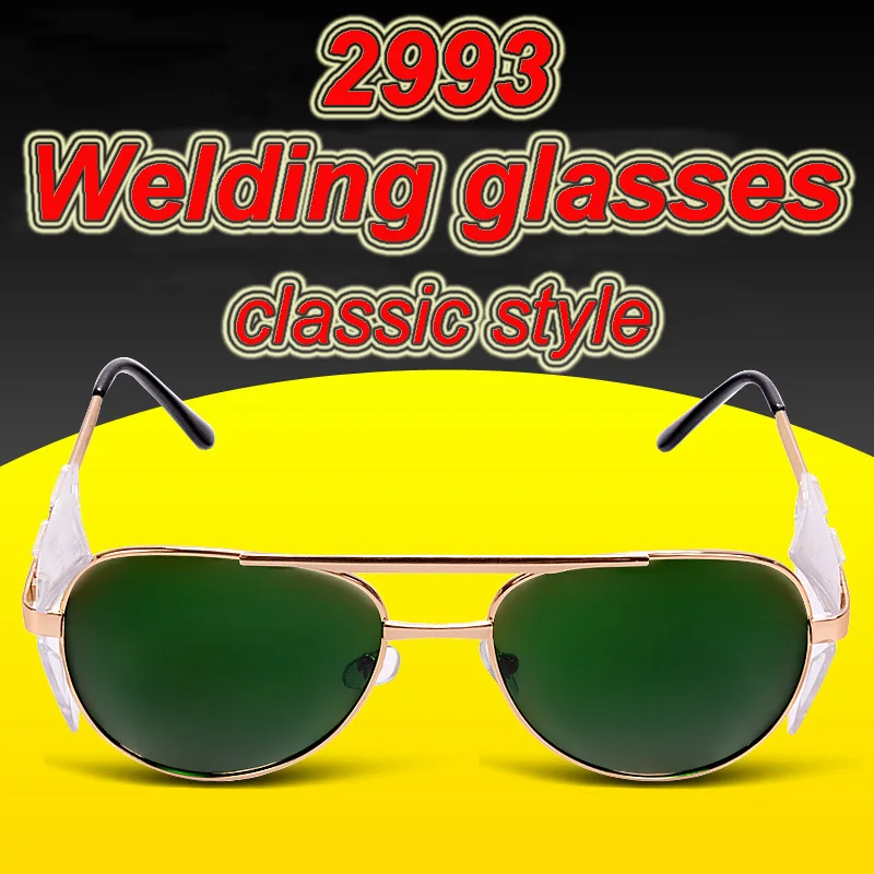 high quality fashion protective glasses Anti-UV Anti-arc Flank protection Safety glasses fashion classic style goggle