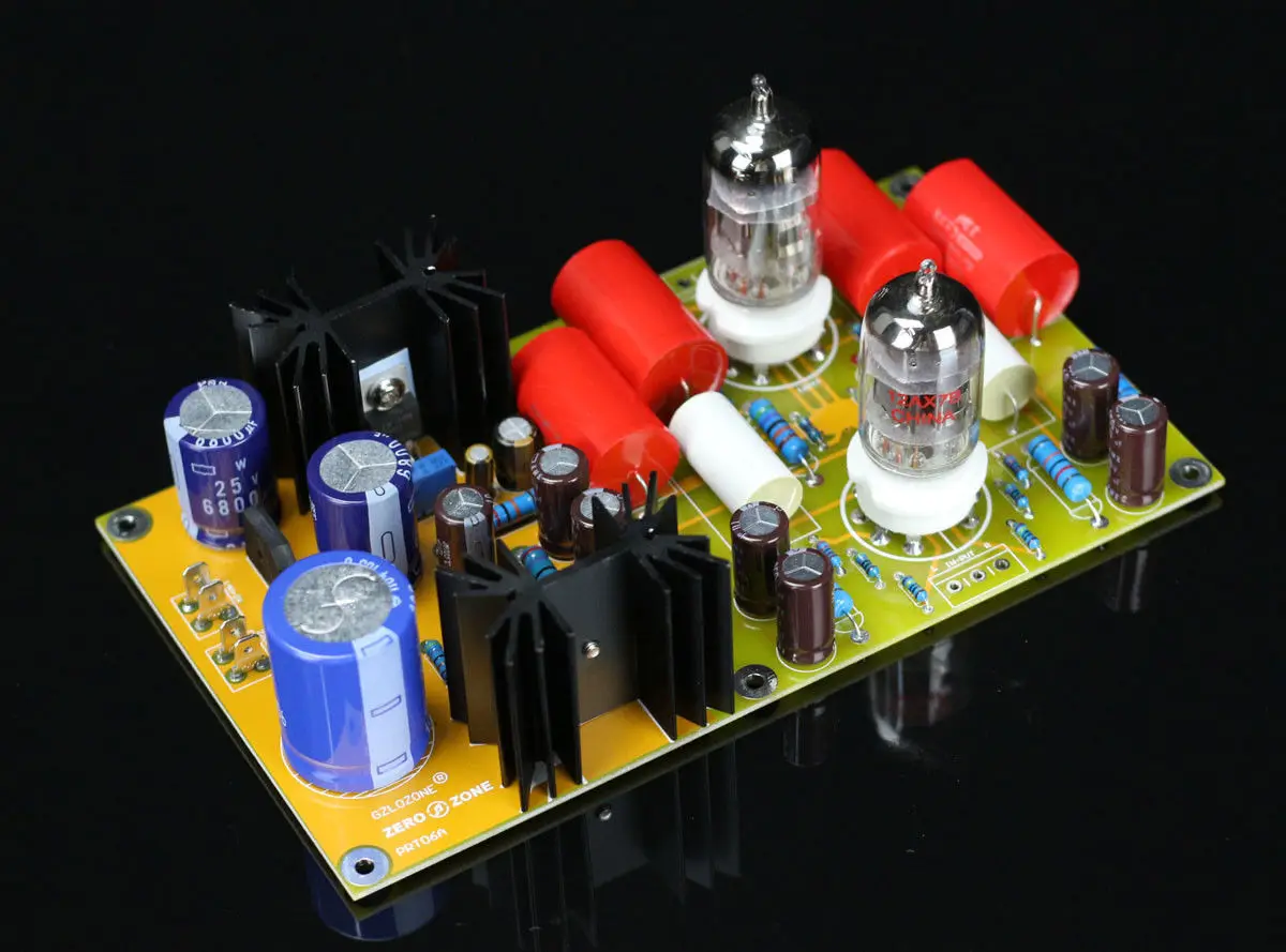 ZEROZONE PRT-06A 12AX7 +12AT7 Tube preamplifier board/ kit base on MATISSE preamp L7-33