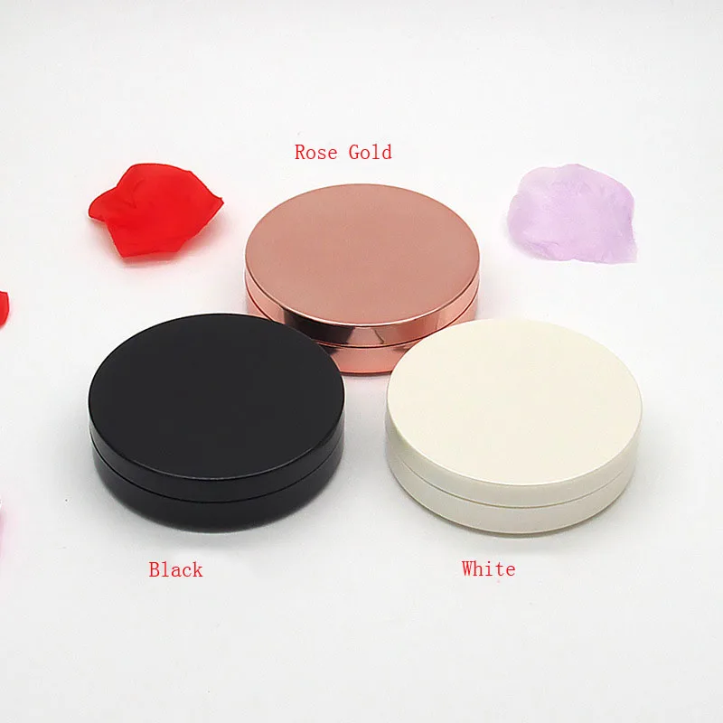 

Dia 55mm Cosmetic Powder Case Round Double-layer Empty Blusher Box with Mirror Highlight Shading Powder Magnet Switch 20 PCS