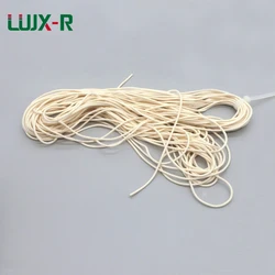 LUJX-R Foamed Silicone Rubber Seal Strip Silicon Sponge Cord Round Solid VMQ Foaming Cord Dia.1/2/3/4/4.5/5/6/7/8/9/10/11/12-30