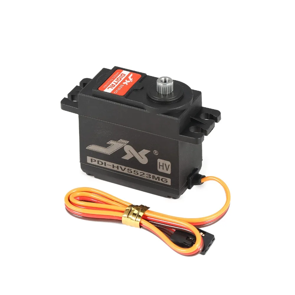 JX PDI-HV5523 HV High Voltage Metal Gear Digital Core Servo with 23kg High Torque for RC Car Robot Airplane Aircraft Drone DIY