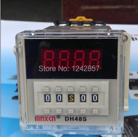 Factory price Digital time relay  AC 220V time delay relay pre-formulation time relay DH48S-1Z