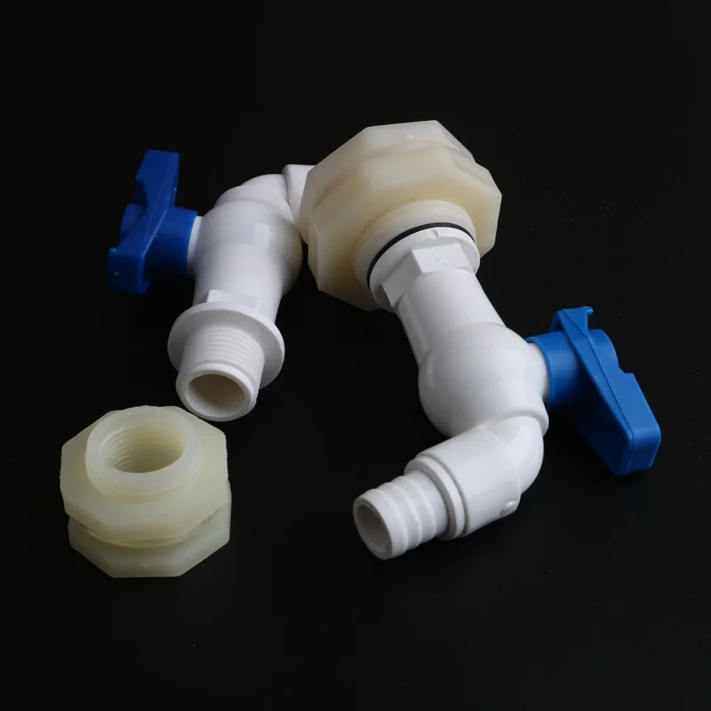 ABS 20mm 25mm złącze akwarium akwarium spustowy złącza do rur fajka wodna zawór drenaż Brew akcesoria do wina