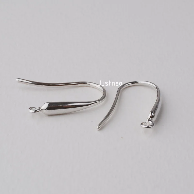 Solid 925 Sterling Silver Earring Hooks
