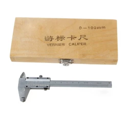 0-100mm 4inch vernier caliper 100mm pocket  mini caliper micometer thickness measure tool W315