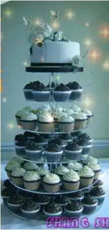 

Wholesale 6 Tier Cupcake Stand, Tier Cupcake Stand, Acrylic Cupcake Stands Wedding Cake Stands party decoration