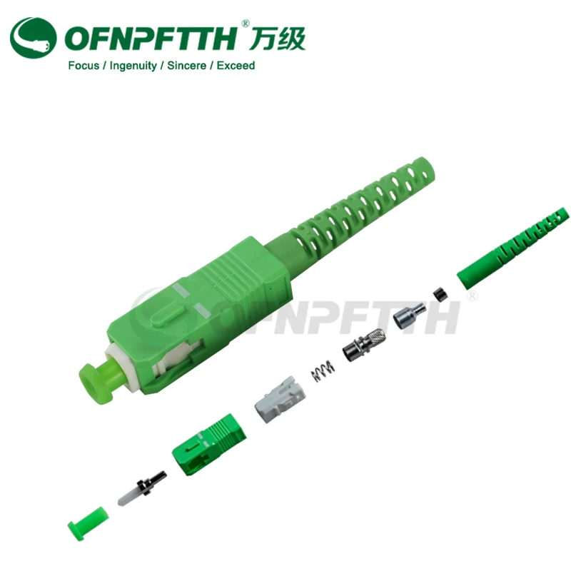 High Quality SC/APC SM SX  Fiber Optic Connector