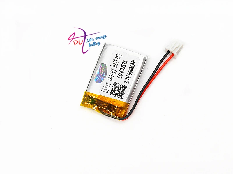 XHR-2P 2.54 600mAh 602535 3.7V lithium polymer battery Bluetooth wireless speaker learning machine