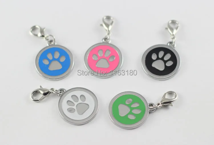 100 pcs/lot Anti-Lost Personal Engraved Dog Tags  Pet Cat ID Name DIY Custom Tag Charm Pendant