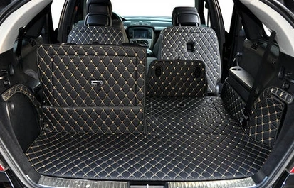 High quality! Full set car trunk mats for Mercedes Benz R Class 6 7 seats W251 2018-2006 waterproof boot carpets cargo liner mat