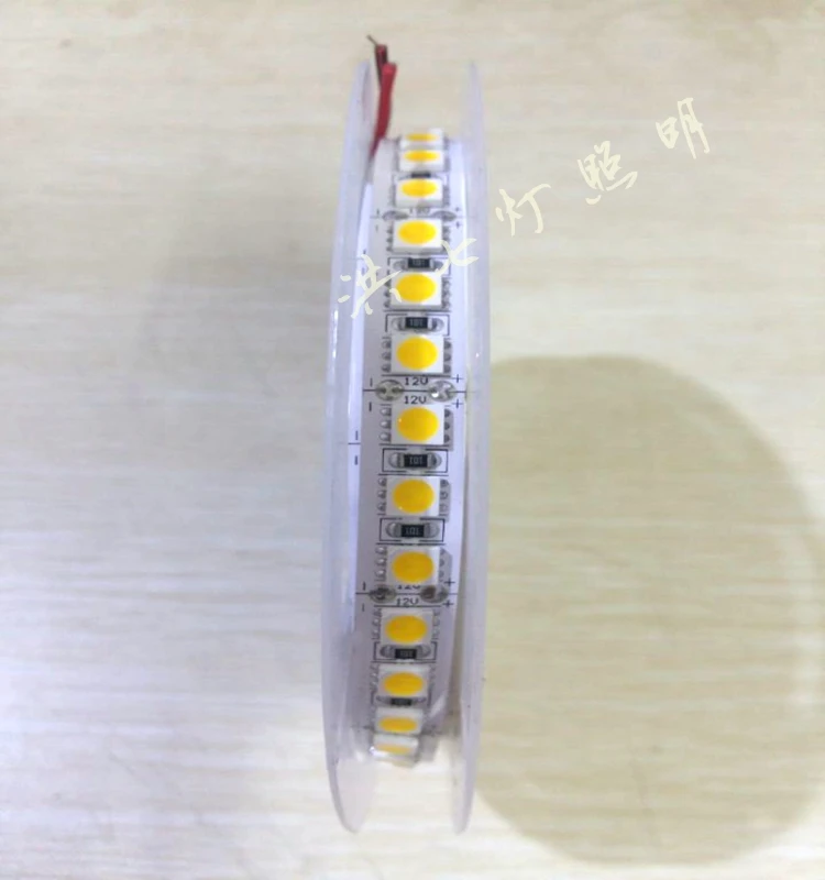 Imagem -02 - Tira Conduzida 5050 120leds m 5m 600led Super Brilhante 2835 Conduziu a Luz de Tira Flexível Branco Branco Quente Dc12v Fita de Led