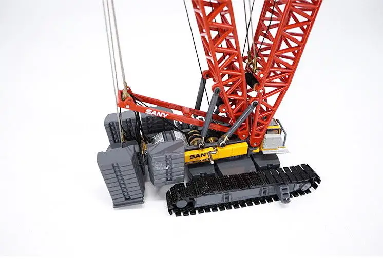 Collectible Alloy Model Toy Gift 1:120 Scale SANY SCC4000 Crawler Crane Tower Engineering Machinery DieCast Toy Model Display