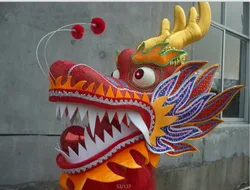 red chinese dragon head chinese dragon dance prop festival supplies new year dance products