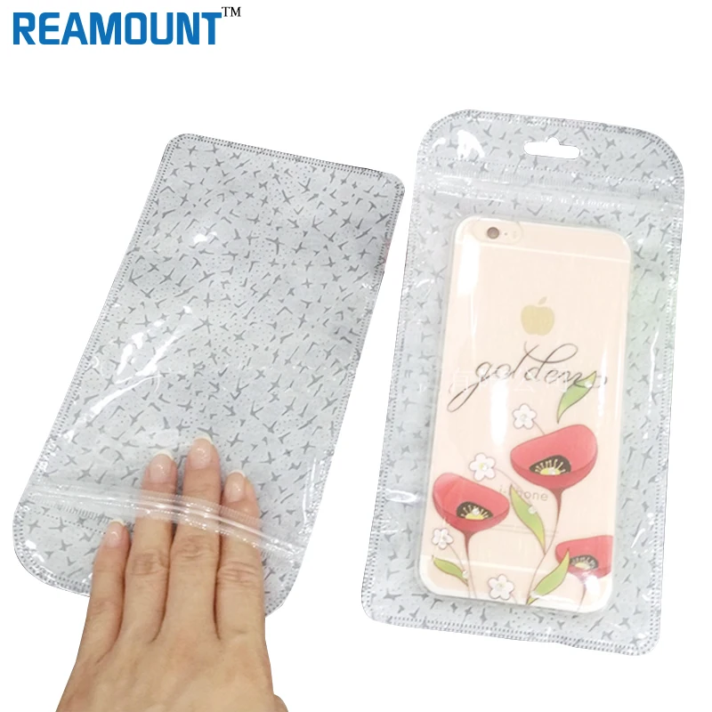 200pcs Wholesale Retail Blank Pouch Bag Adhesive Seal Poly Packaging Plastic Gift Bag Phone Cover Package For iPhone 6s/7/6 plus