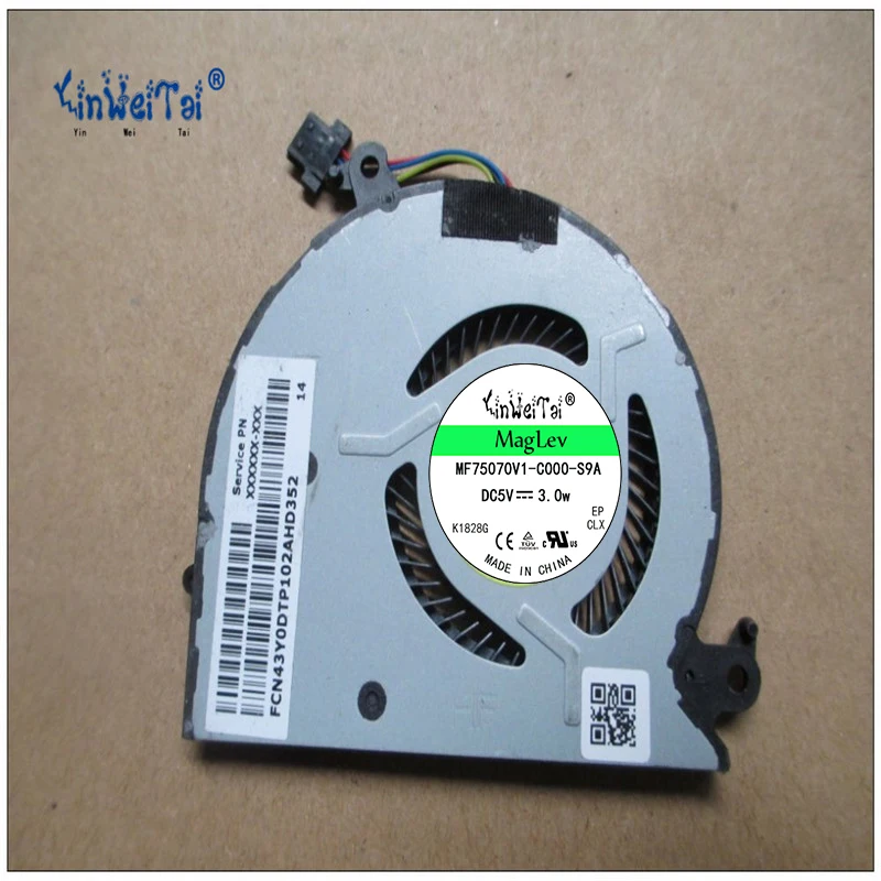 

New and Original CPU fan for AVC BABA0604R5H-Y001 5V 0.5A ASV43Y0DTP202ALD366 KDB0505HCA12 5V 0.5A 43Y0DTP002