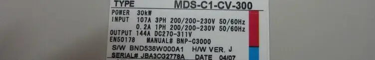 MDS-C1-CV-300 New and original Servo Drive