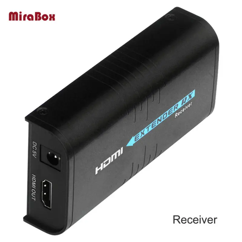 HD Extender Receiver Rx Sender TX over TCP IP cat5 cat5e cat6 RJ45 HD-MI receiver ethernet 1080P HD Splitter